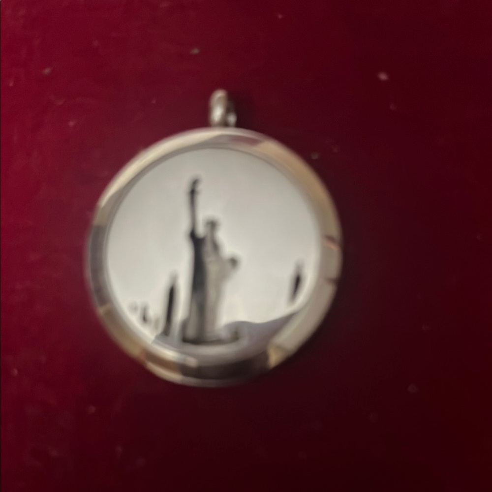 Inspirational Silver Pendant